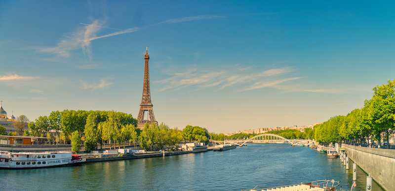 The Seine River in Paris
